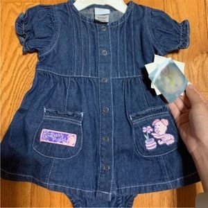 Disney Piglet Denim Baby Girls set